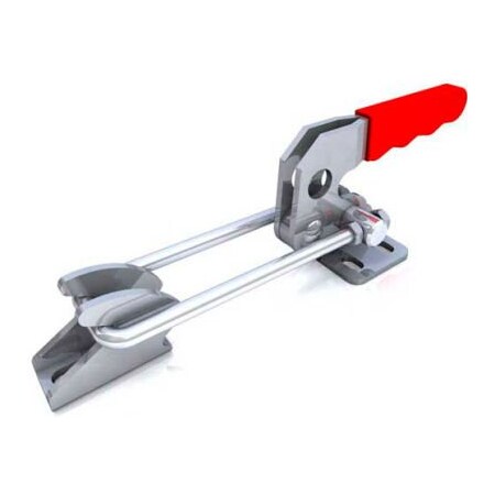 J.W. Winco J.W. Winco, 431 Latch Type Toggle Clamp W/Catch Plate, JW-40323, 360 Lb Cap, Sheet Metal Steel JW-40323
